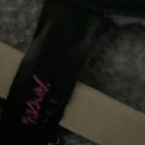 Betsy Johnson soft grey seat shirt. Cropped to waist.